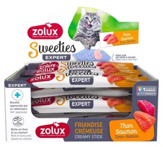 Zolux Sweeties Kremowy przysmak dla kota - tuńczyk i łosoś 14g