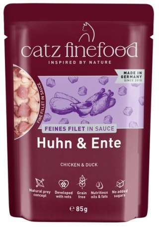 Catz Finefood Feines Filet In Sauce Kurczak i kaczka saszetka 85g