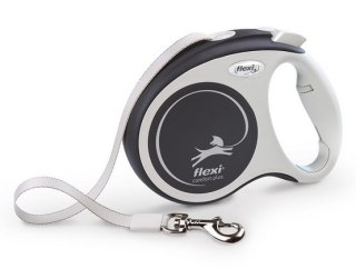 Flexi New Comfort Plus Smycz taśma M 5m szara