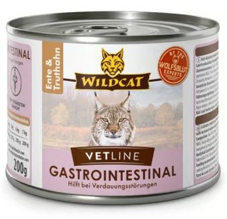 Wildcat VetLine Gastrointestinal Kaczka i indyk puszka 200g