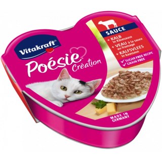 Vitakraft POESIE mokra karma dla kota cielęcina z serem 85g Vitakraft