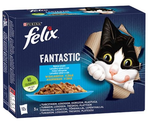 Felix Fantastic Rybne Smaki W Galaretce 12x85g Felix