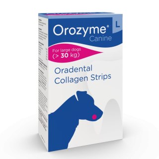 Orozyme Oradental Collagen Strips Kolagenowe Płatki Czyszczące Dla Psa L 141g Animalcare