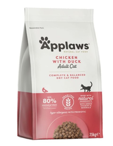 APPLAWS Complete Dry Adult Chicken With Duck 7,5kg Applaws