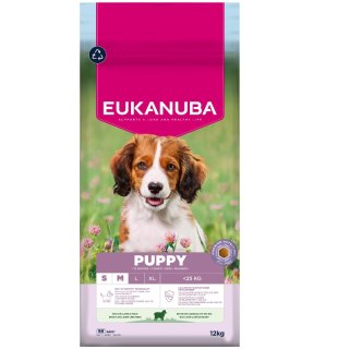 EUKANUBA Puppy&Junior Small/Medium Lamb&Rice 12kg Eukanuba