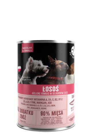 PetRepublic Łosoś Krojone Kawałki W Delikatnym Sosie 400g Pet Republic