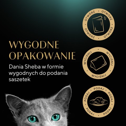Sheba Delicacy Rybne Smaki W Galaretce, Z Łososiem, Z Białą Rybą, Z Tuńczykiem, Z Dorszem 80x85g Sheba